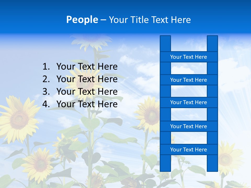 Background Plant Flower PowerPoint Template