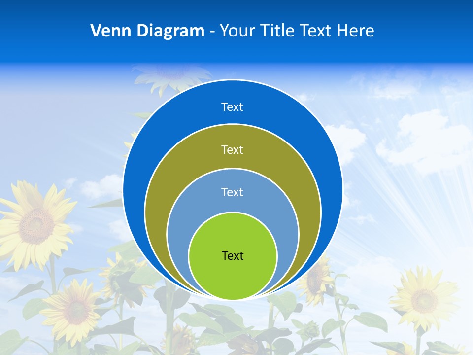 Background Plant Flower PowerPoint Template