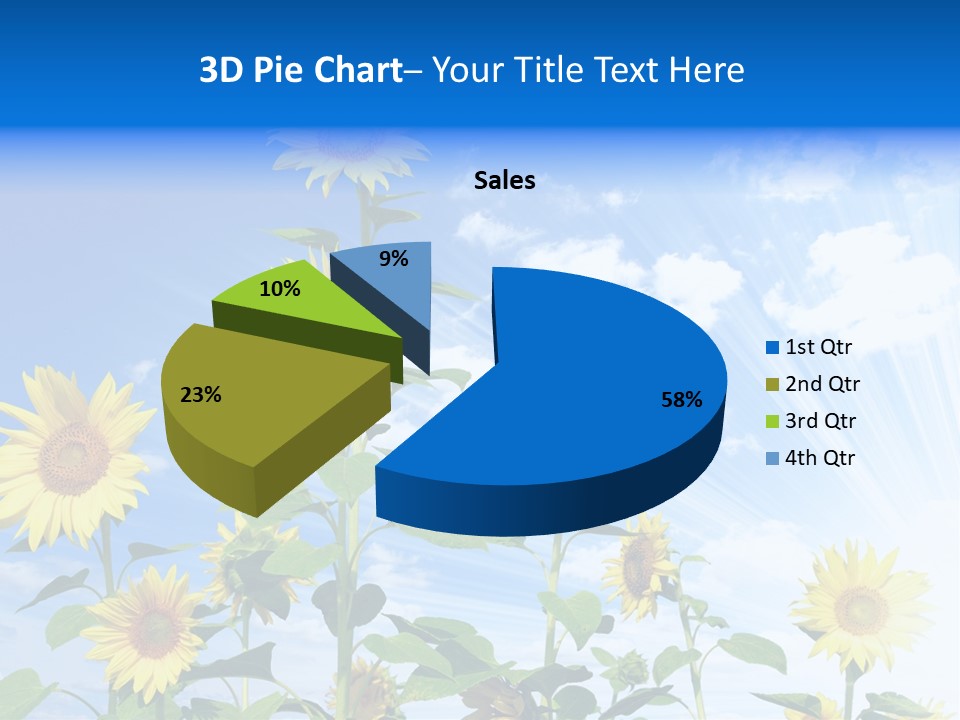 Background Plant Flower PowerPoint Template