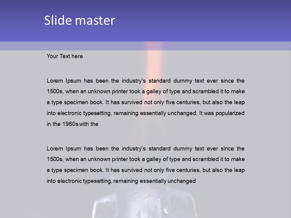 Star Flame Blaze PowerPoint Template