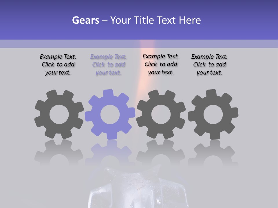 Star Flame Blaze PowerPoint Template