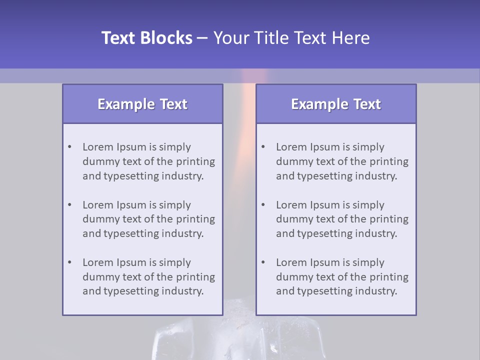 Star Flame Blaze PowerPoint Template