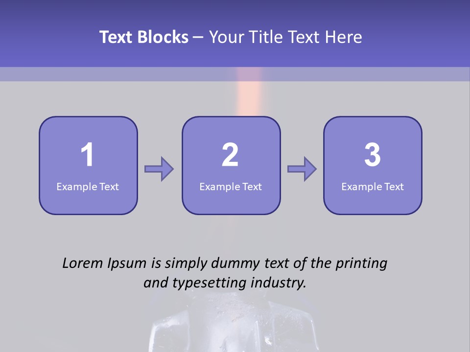Star Flame Blaze PowerPoint Template