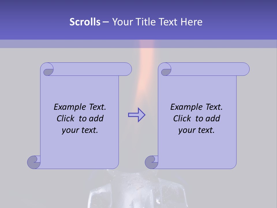 Star Flame Blaze PowerPoint Template