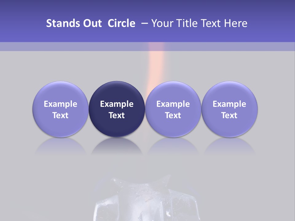 Star Flame Blaze PowerPoint Template