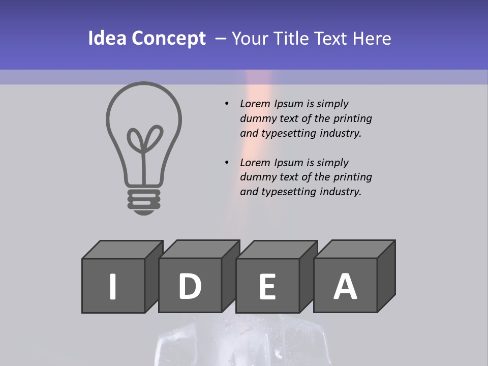 Star Flame Blaze PowerPoint Template