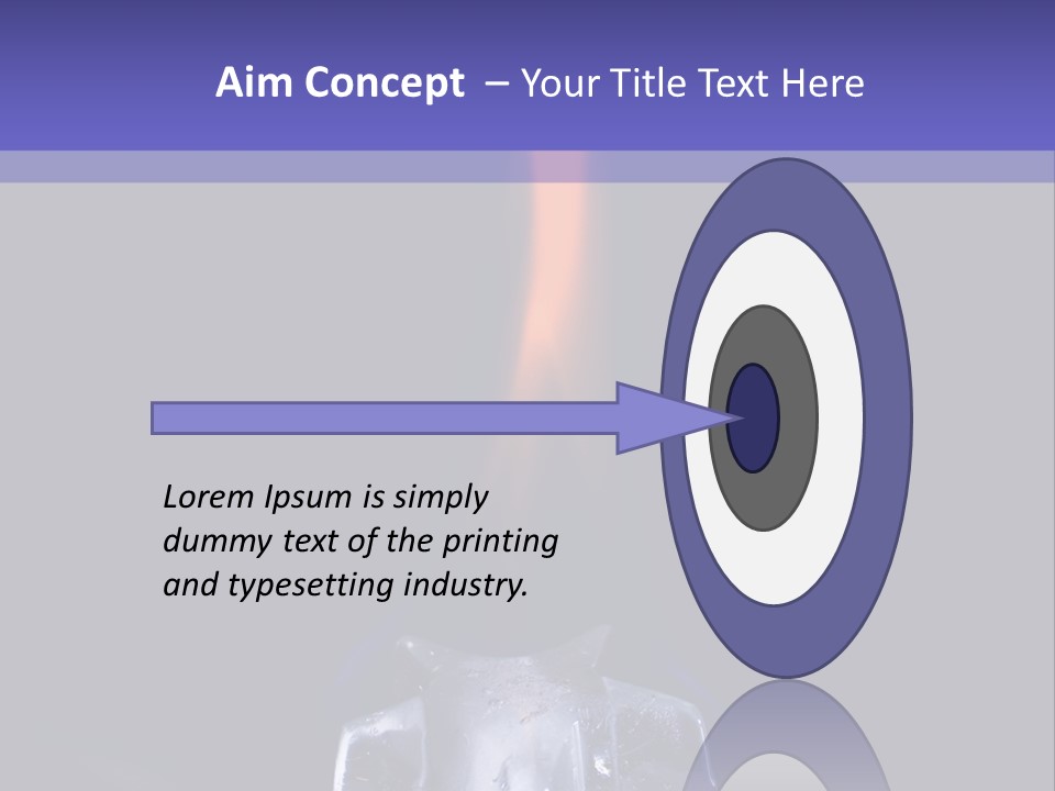 Star Flame Blaze PowerPoint Template