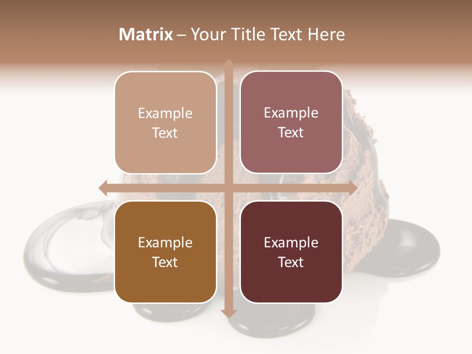 Close Up Ice Dessert PowerPoint Template