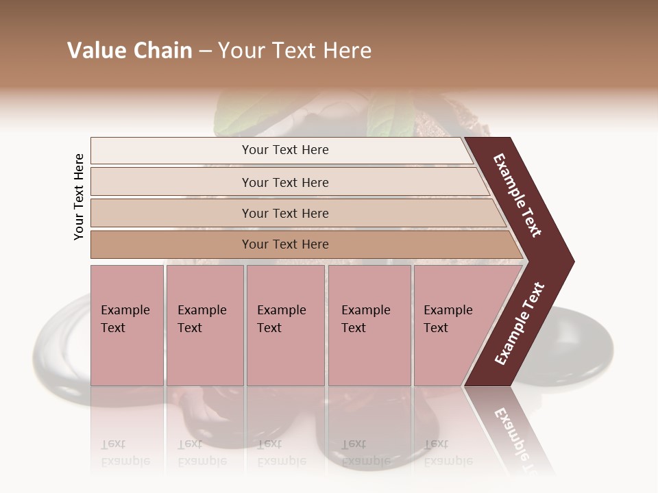 Close Up Ice Dessert PowerPoint Template