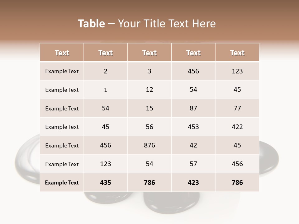 Close Up Ice Dessert PowerPoint Template