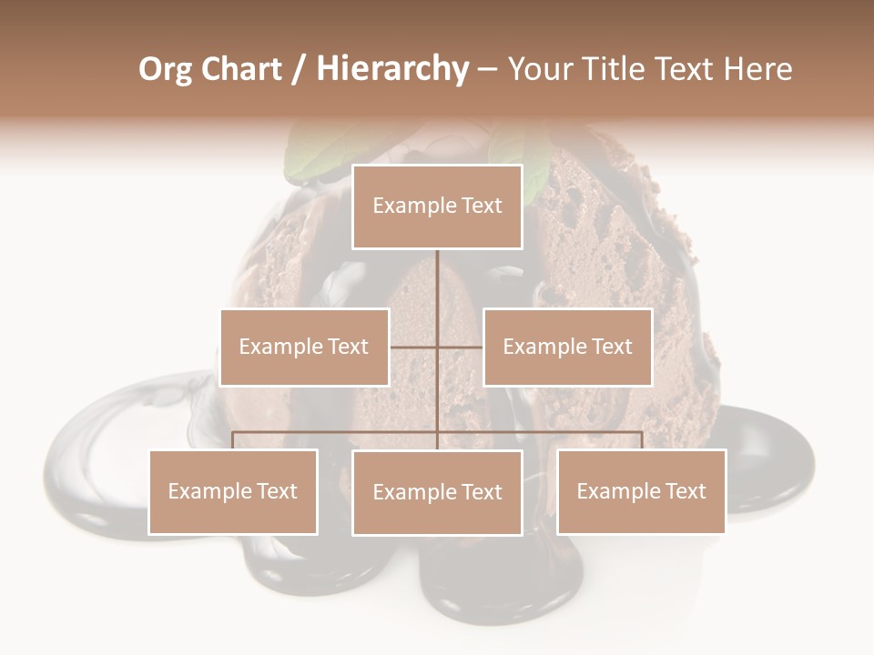 Close Up Ice Dessert PowerPoint Template