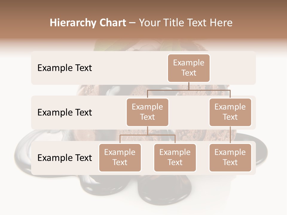 Close Up Ice Dessert PowerPoint Template