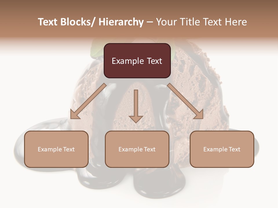 Close Up Ice Dessert PowerPoint Template