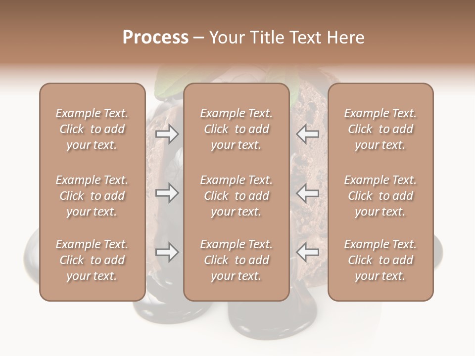 Close Up Ice Dessert PowerPoint Template