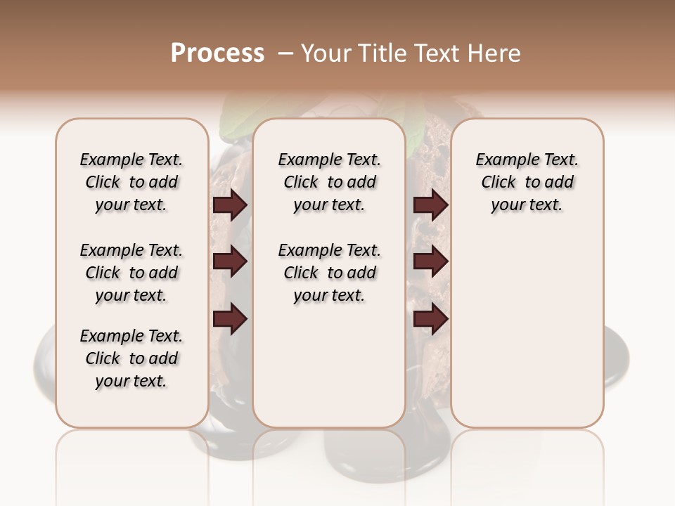 Close Up Ice Dessert PowerPoint Template