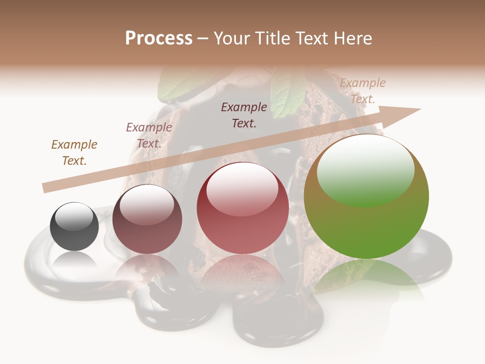 Close Up Ice Dessert PowerPoint Template