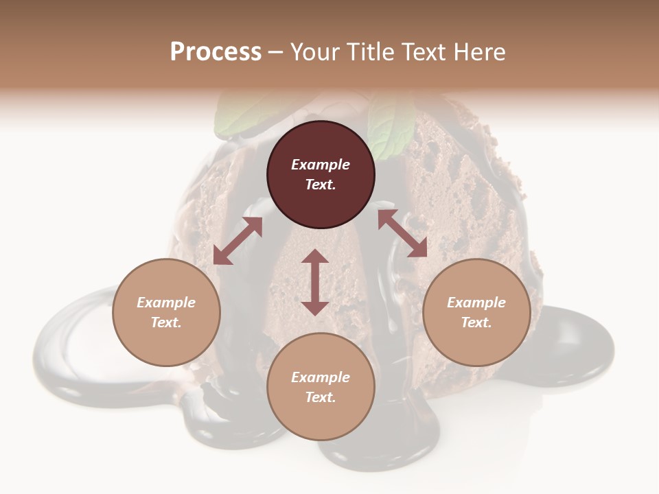 Close Up Ice Dessert PowerPoint Template