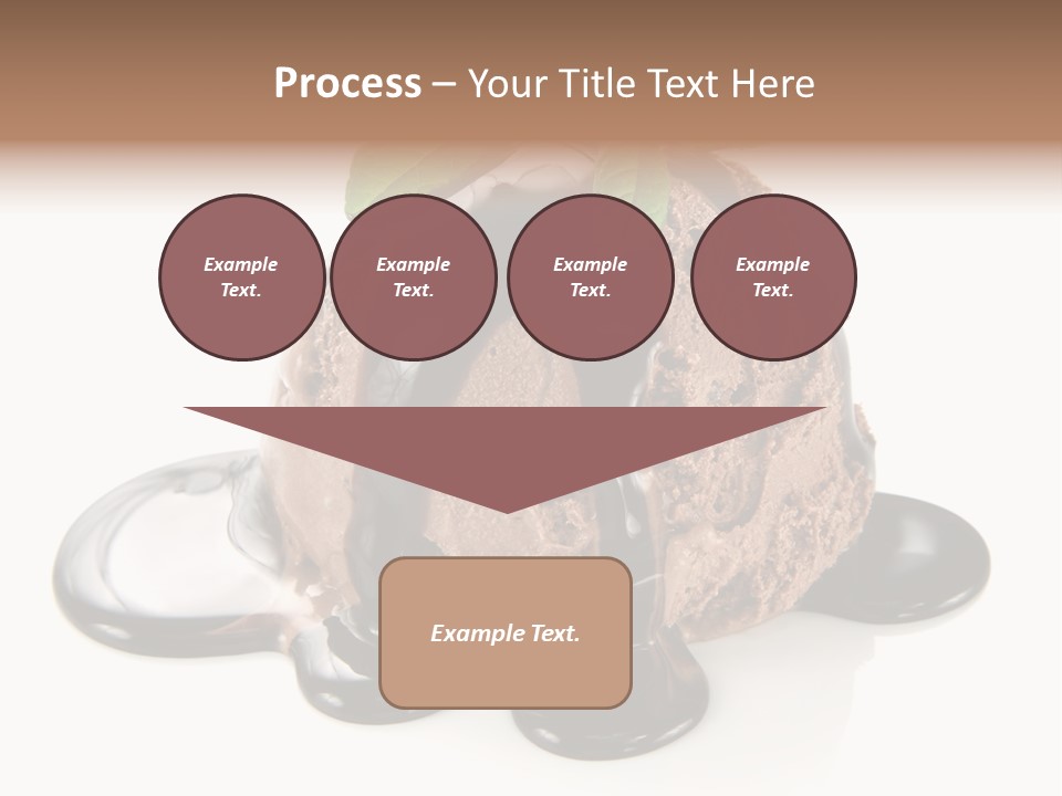 Close Up Ice Dessert PowerPoint Template