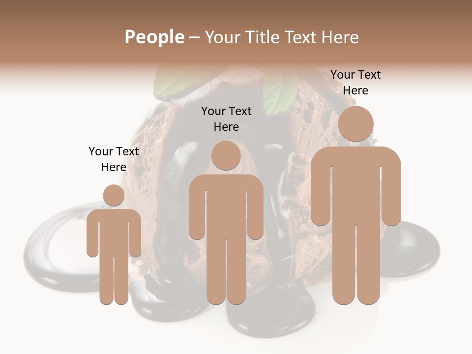 Close Up Ice Dessert PowerPoint Template