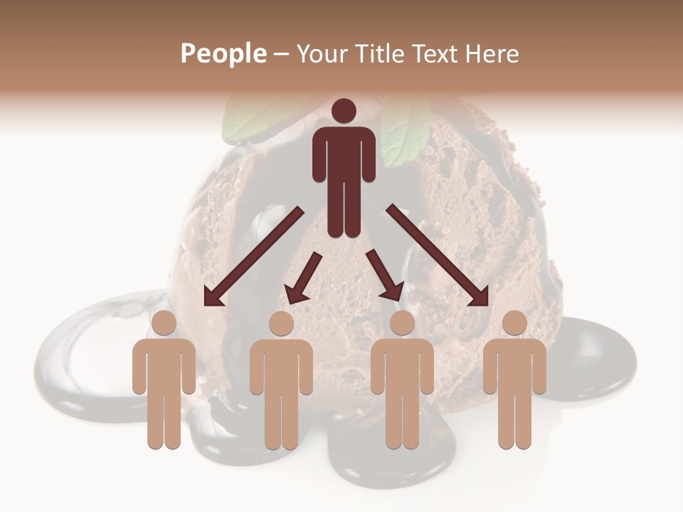 Close Up Ice Dessert PowerPoint Template