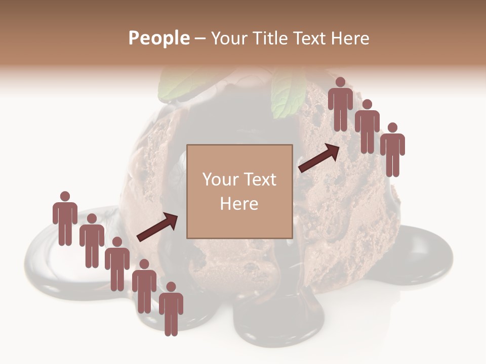 Close Up Ice Dessert PowerPoint Template