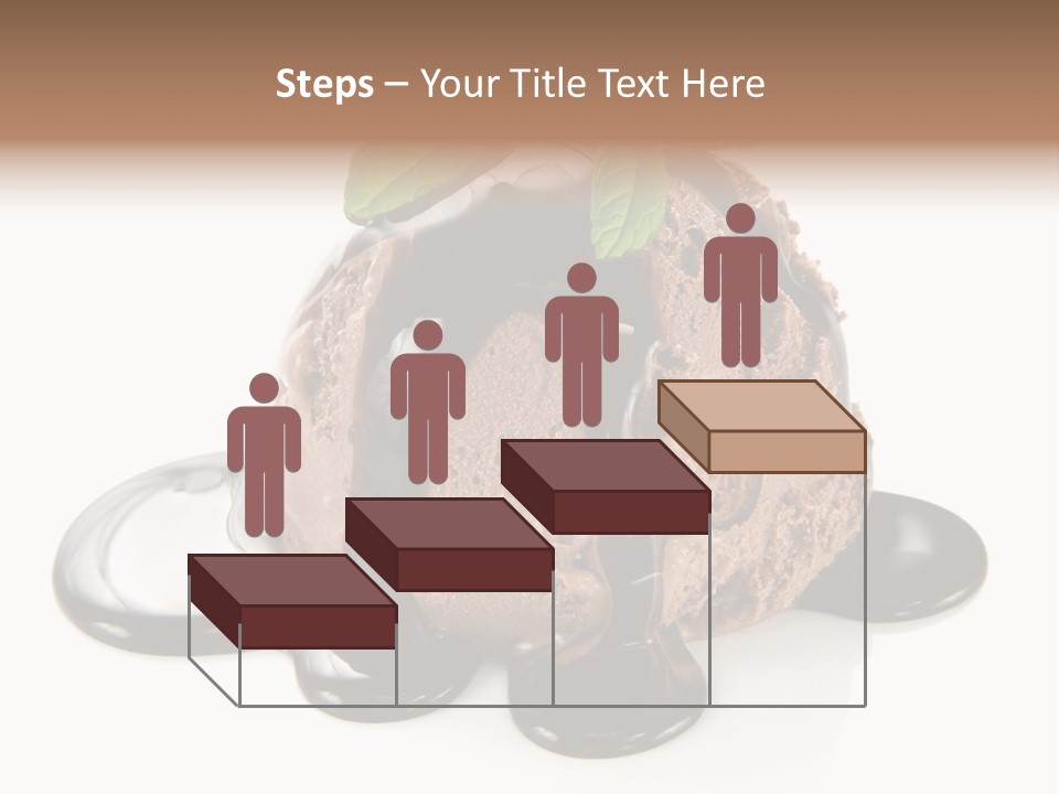 Close Up Ice Dessert PowerPoint Template