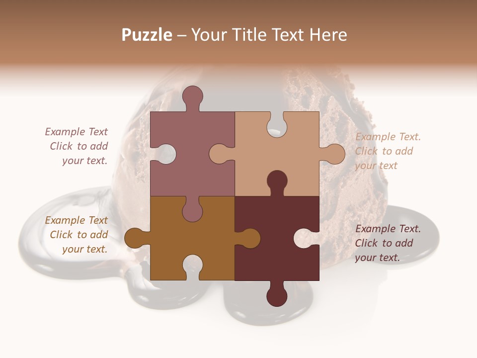 White Cold Refreshing PowerPoint Template