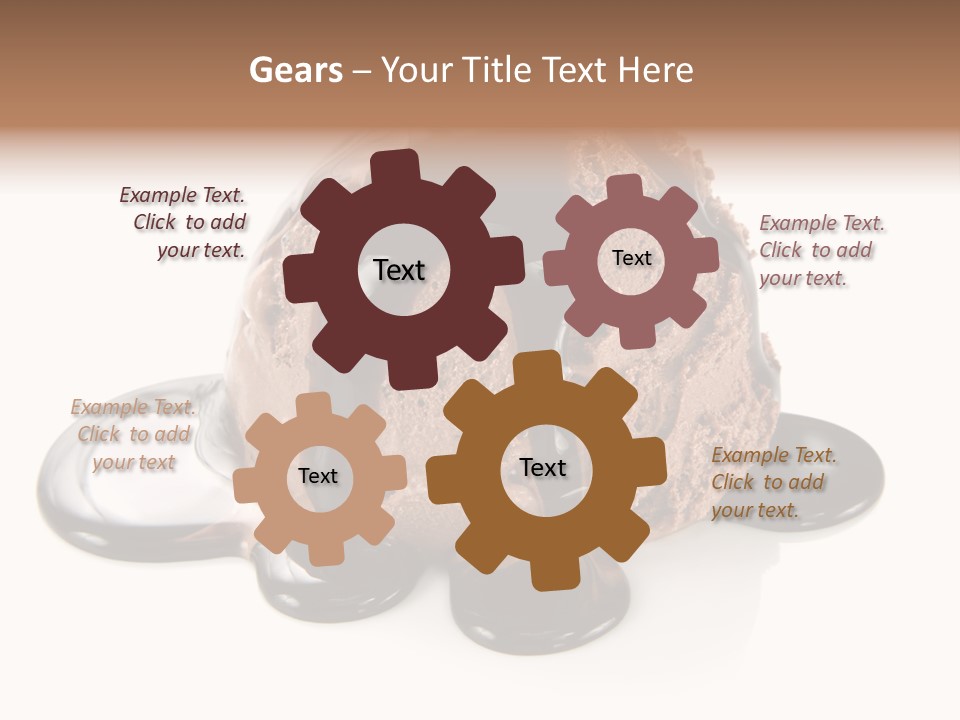 White Cold Refreshing PowerPoint Template