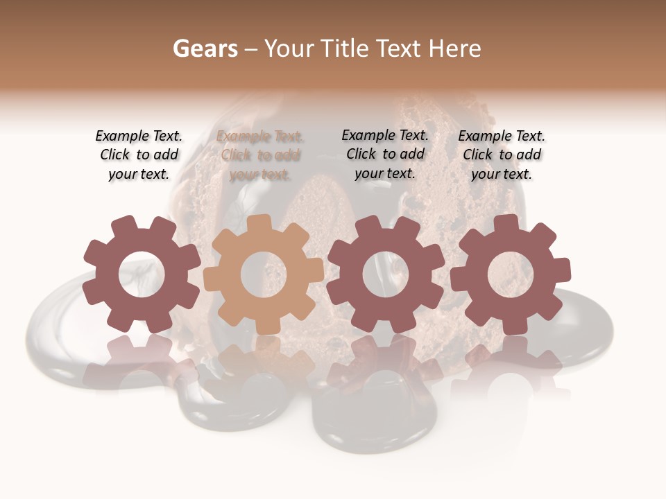 White Cold Refreshing PowerPoint Template