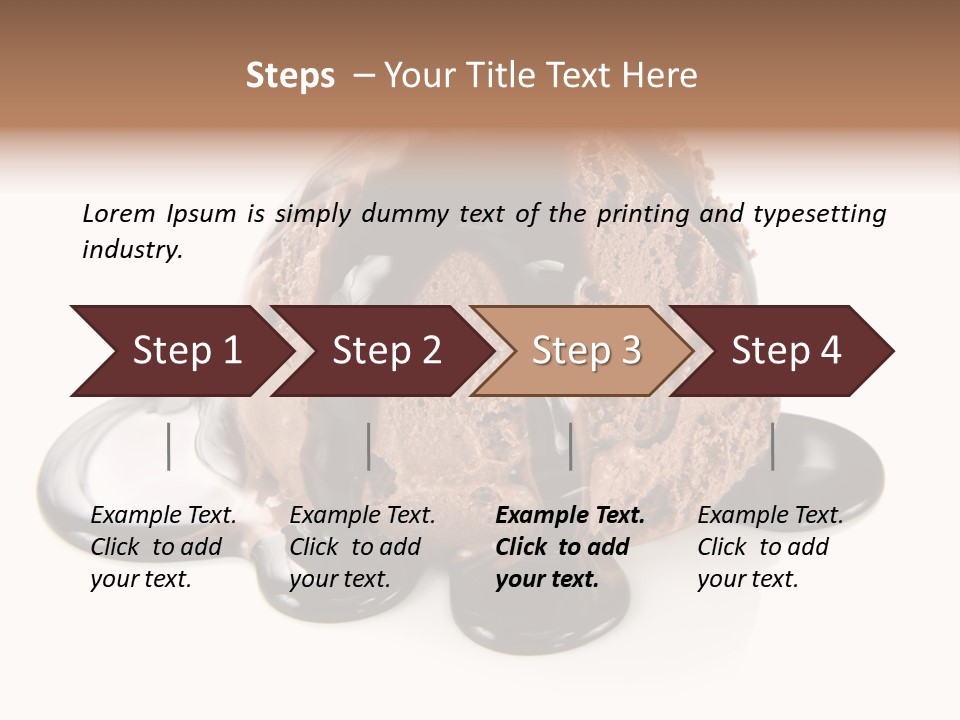 White Cold Refreshing PowerPoint Template