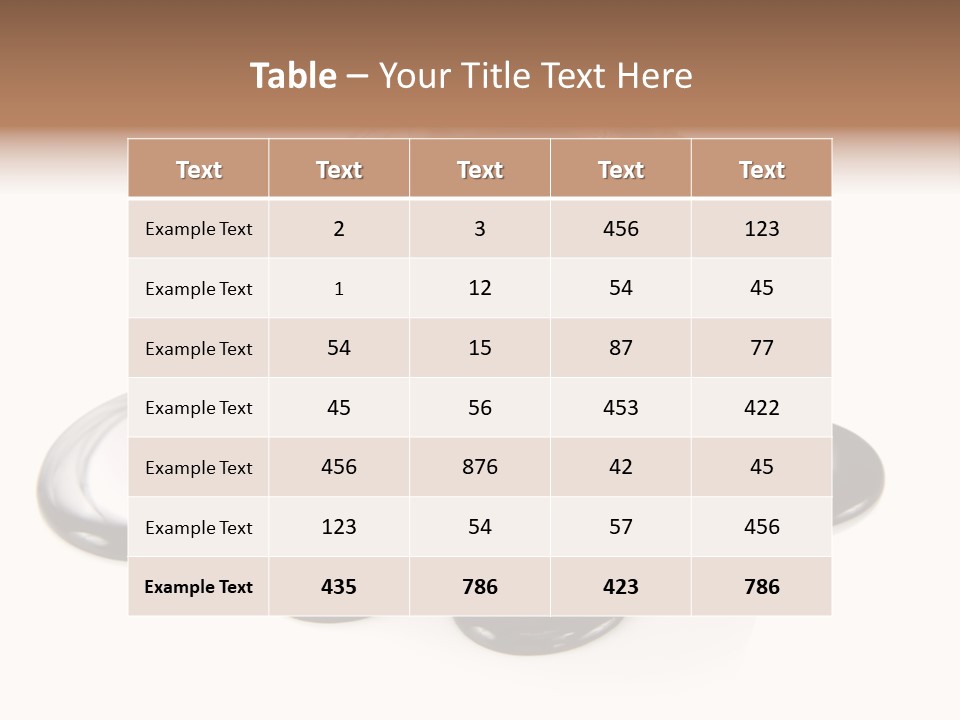 White Cold Refreshing PowerPoint Template