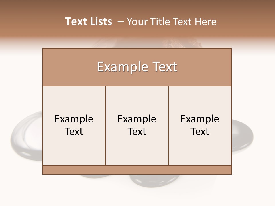 White Cold Refreshing PowerPoint Template