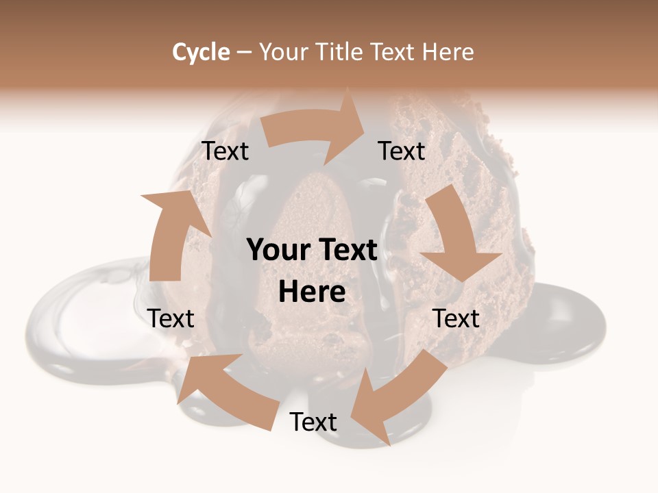 White Cold Refreshing PowerPoint Template