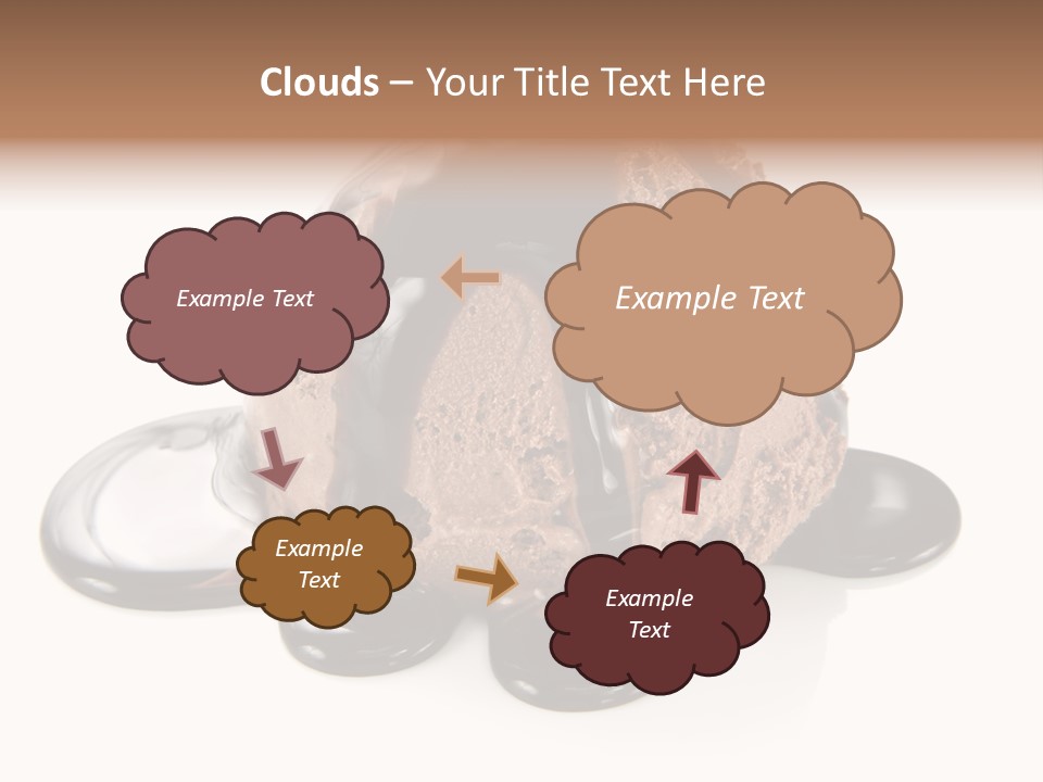 White Cold Refreshing PowerPoint Template
