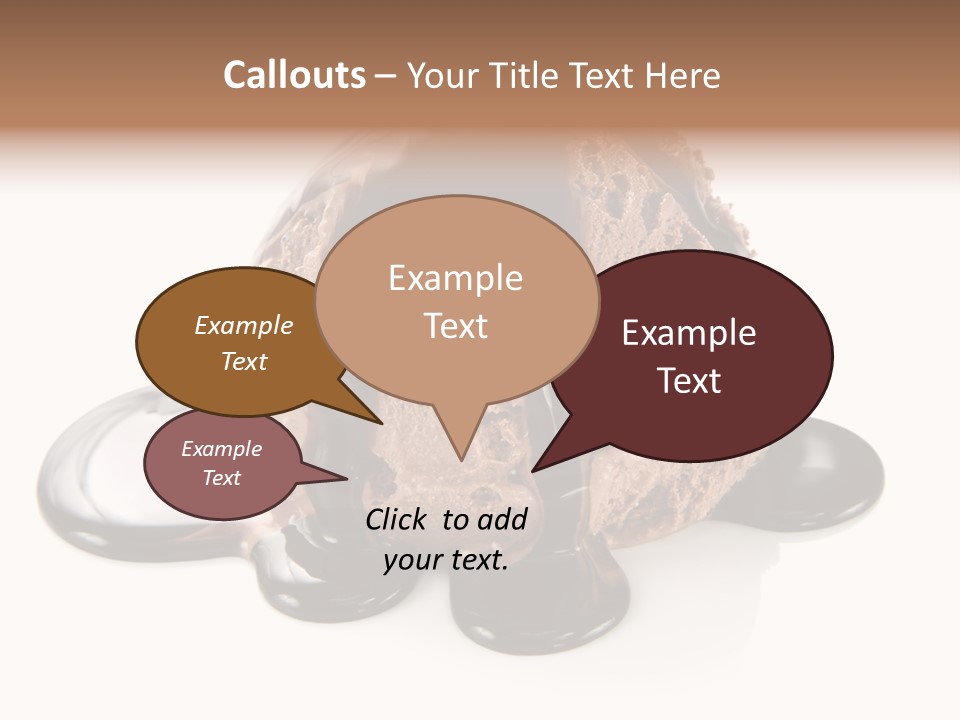 White Cold Refreshing PowerPoint Template