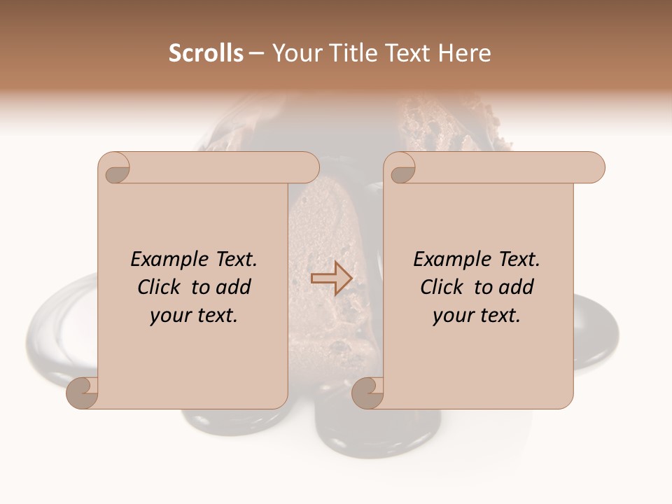 White Cold Refreshing PowerPoint Template