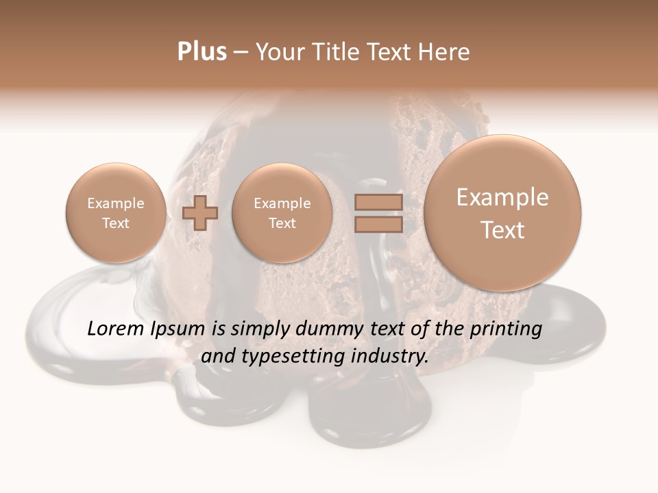 White Cold Refreshing PowerPoint Template