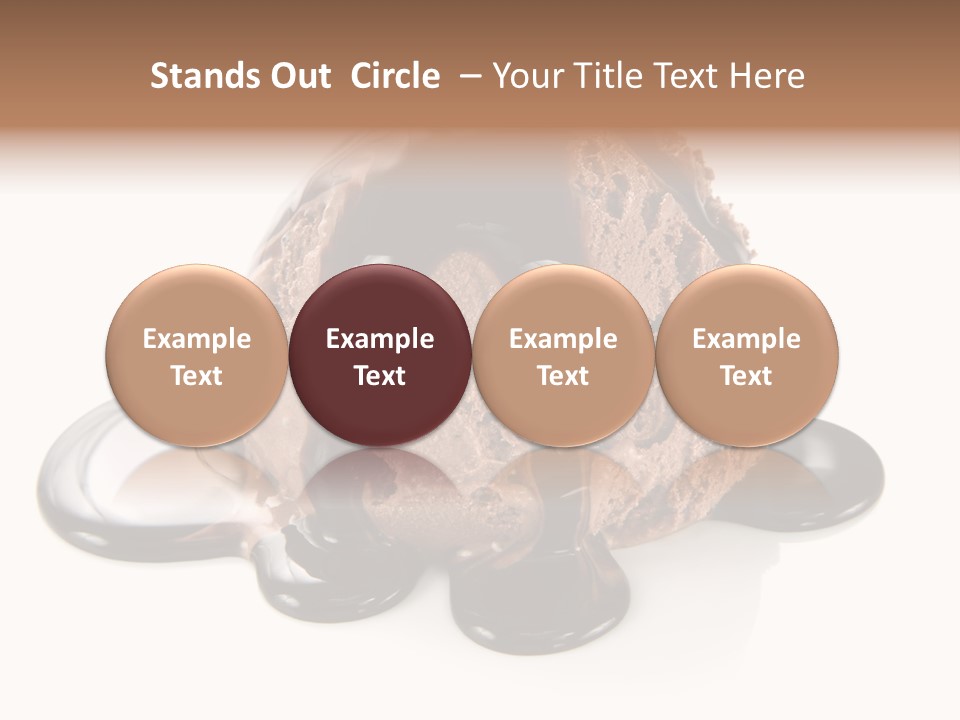 White Cold Refreshing PowerPoint Template