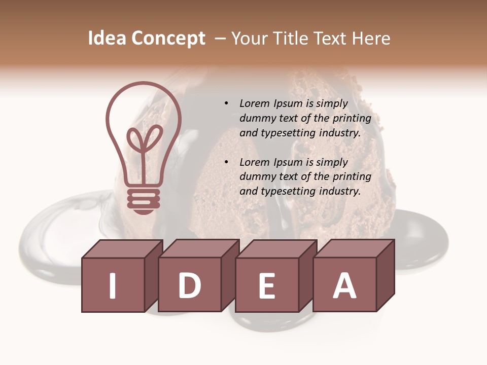 White Cold Refreshing PowerPoint Template