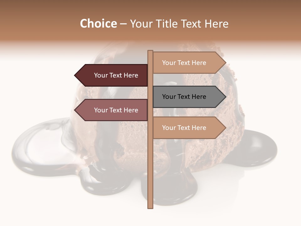 White Cold Refreshing PowerPoint Template