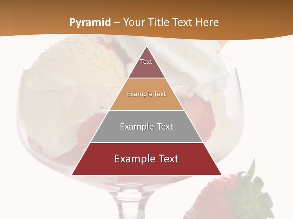 Frozen Dessert Vanilla PowerPoint Template