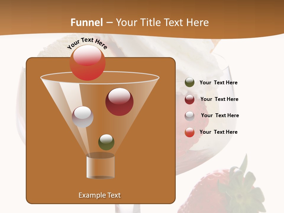 Frozen Dessert Vanilla PowerPoint Template