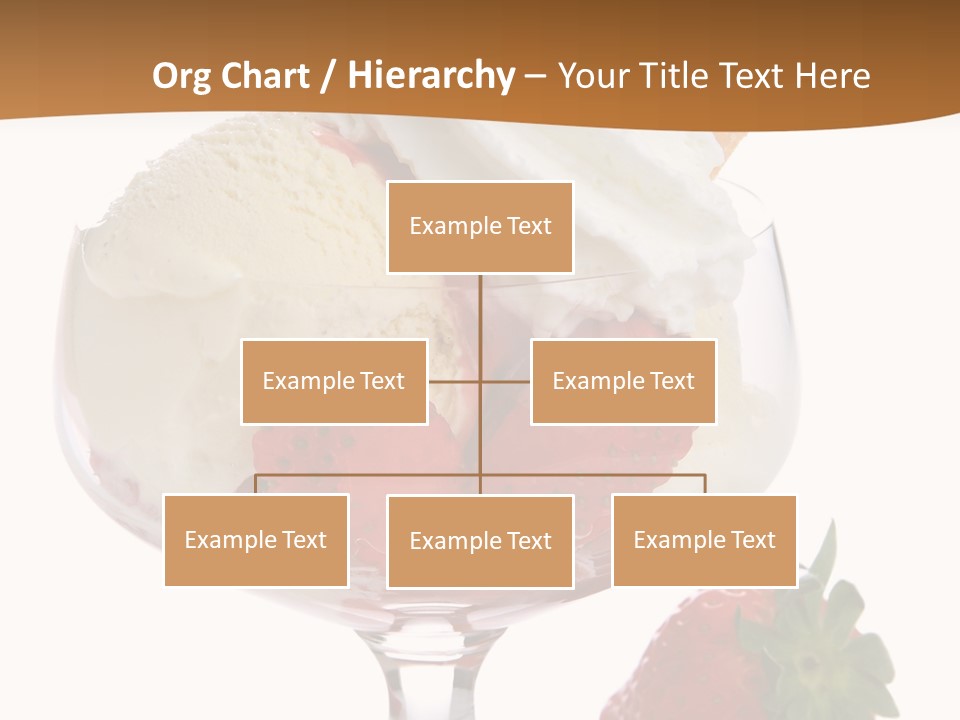 Frozen Dessert Vanilla PowerPoint Template