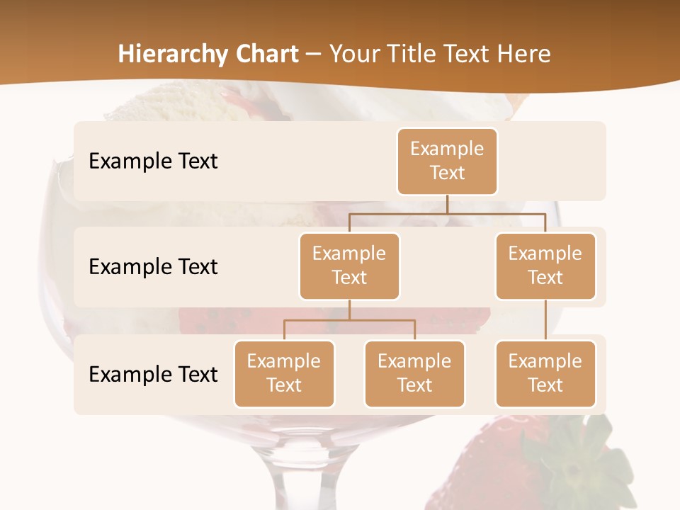 Frozen Dessert Vanilla PowerPoint Template
