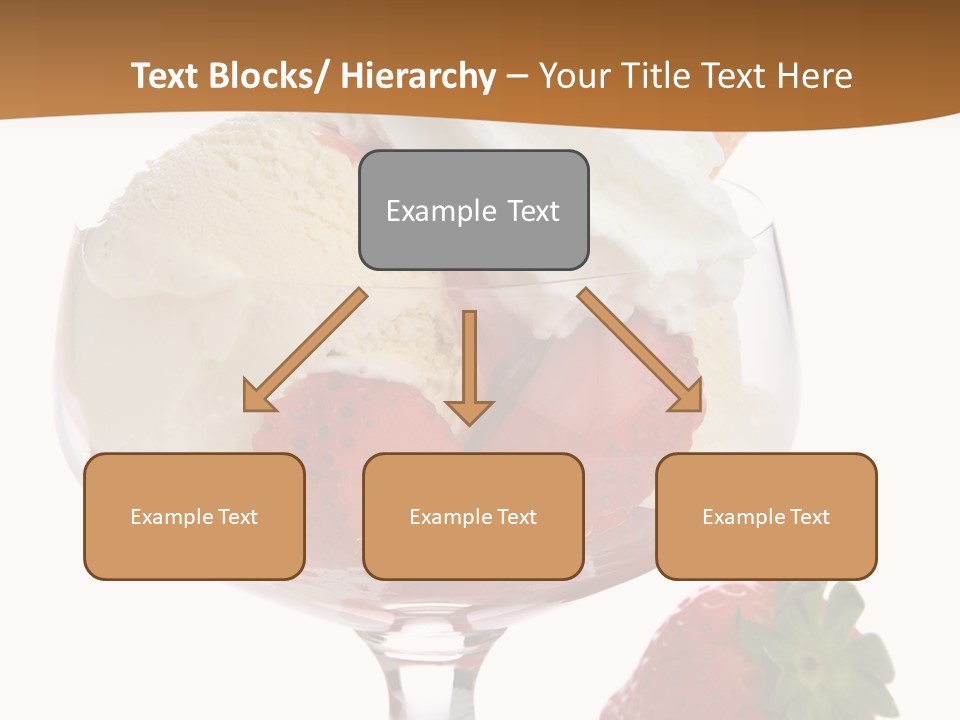 Frozen Dessert Vanilla PowerPoint Template