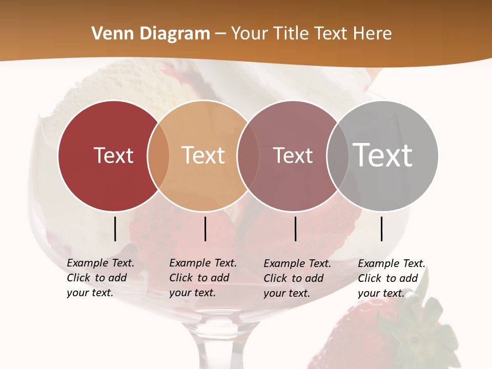 Frozen Dessert Vanilla PowerPoint Template