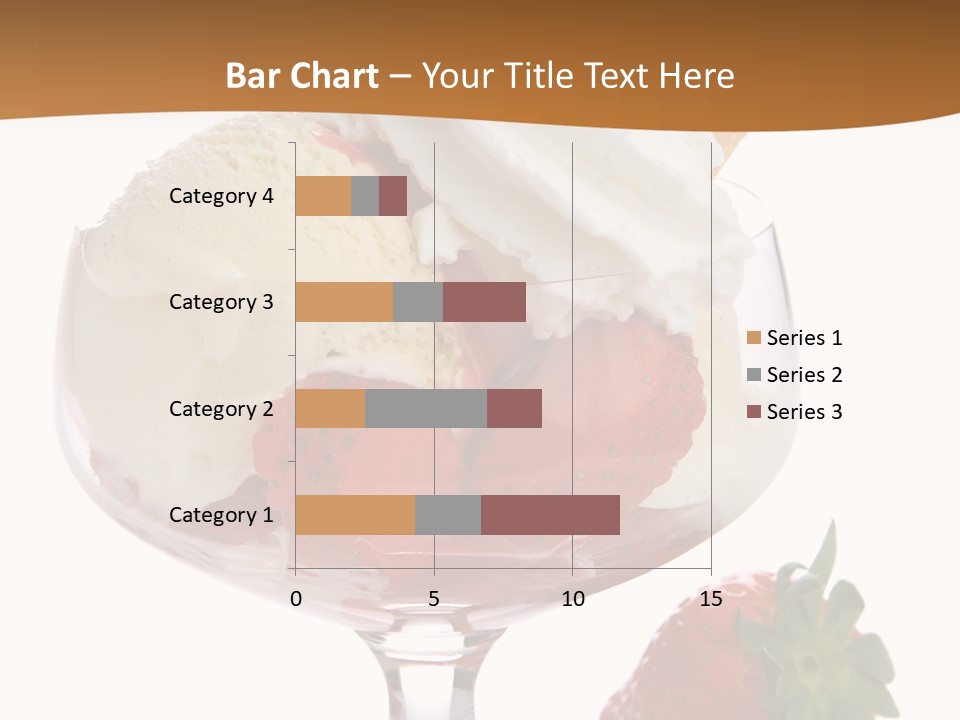 Frozen Dessert Vanilla PowerPoint Template