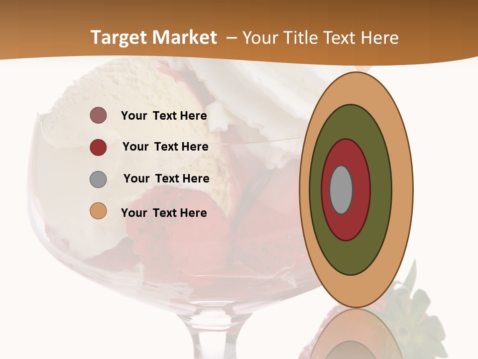 Frozen Dessert Vanilla PowerPoint Template