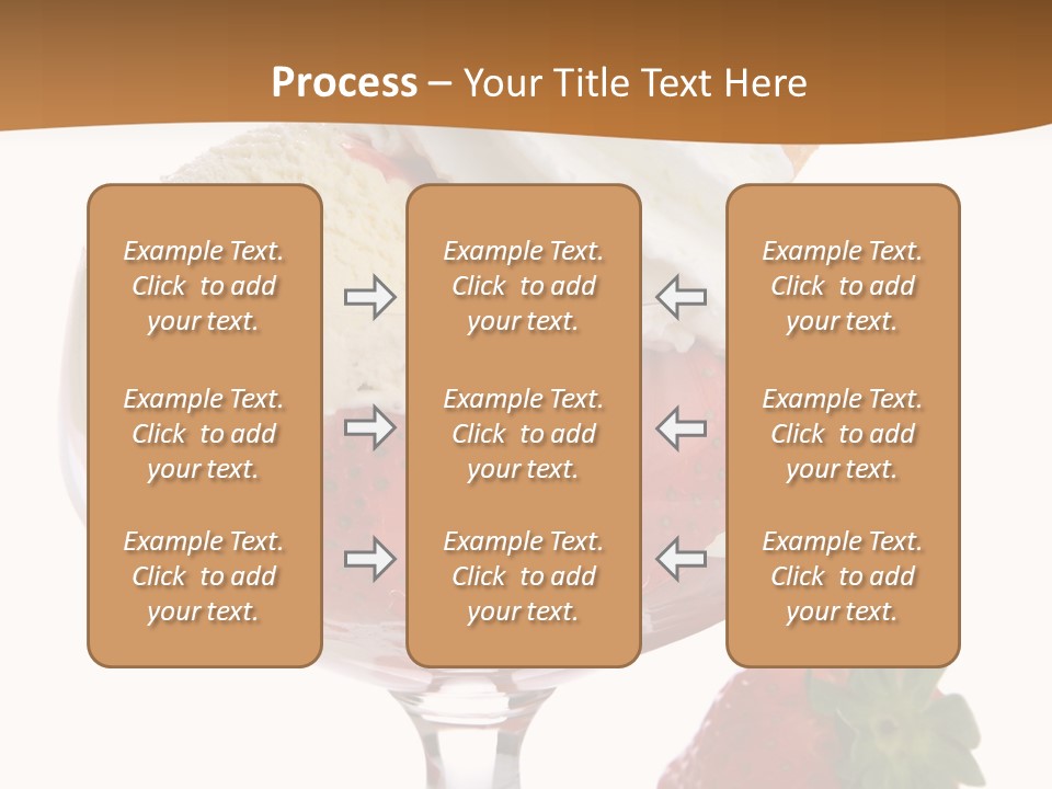 Frozen Dessert Vanilla PowerPoint Template