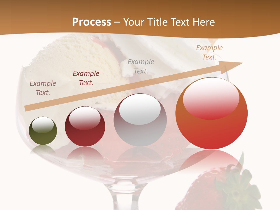 Frozen Dessert Vanilla PowerPoint Template